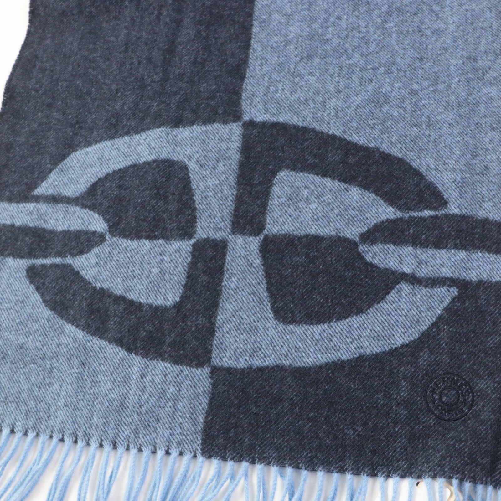 Hermes Chaine d'Ancre Optic Cashmere Scarf