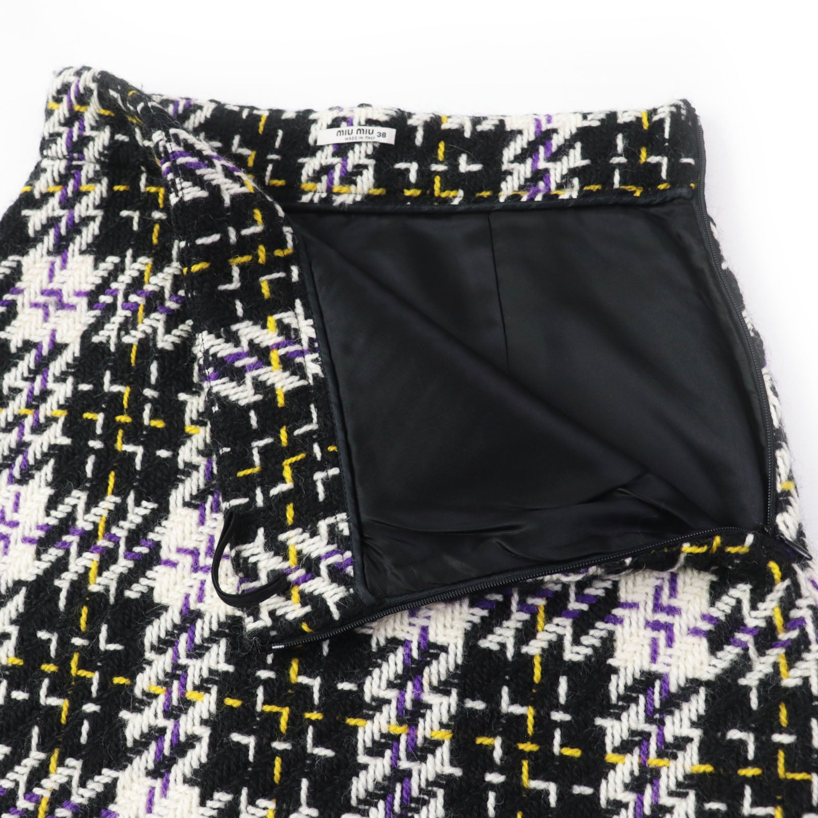 Miu Miu Wool Mini Skirt Women