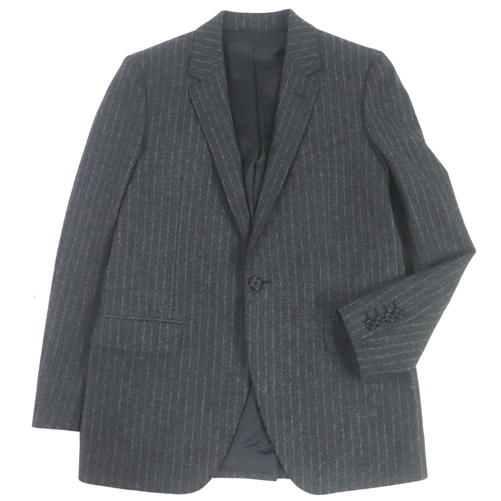 Celine Wool Stripe Lapel Tailored Jacket