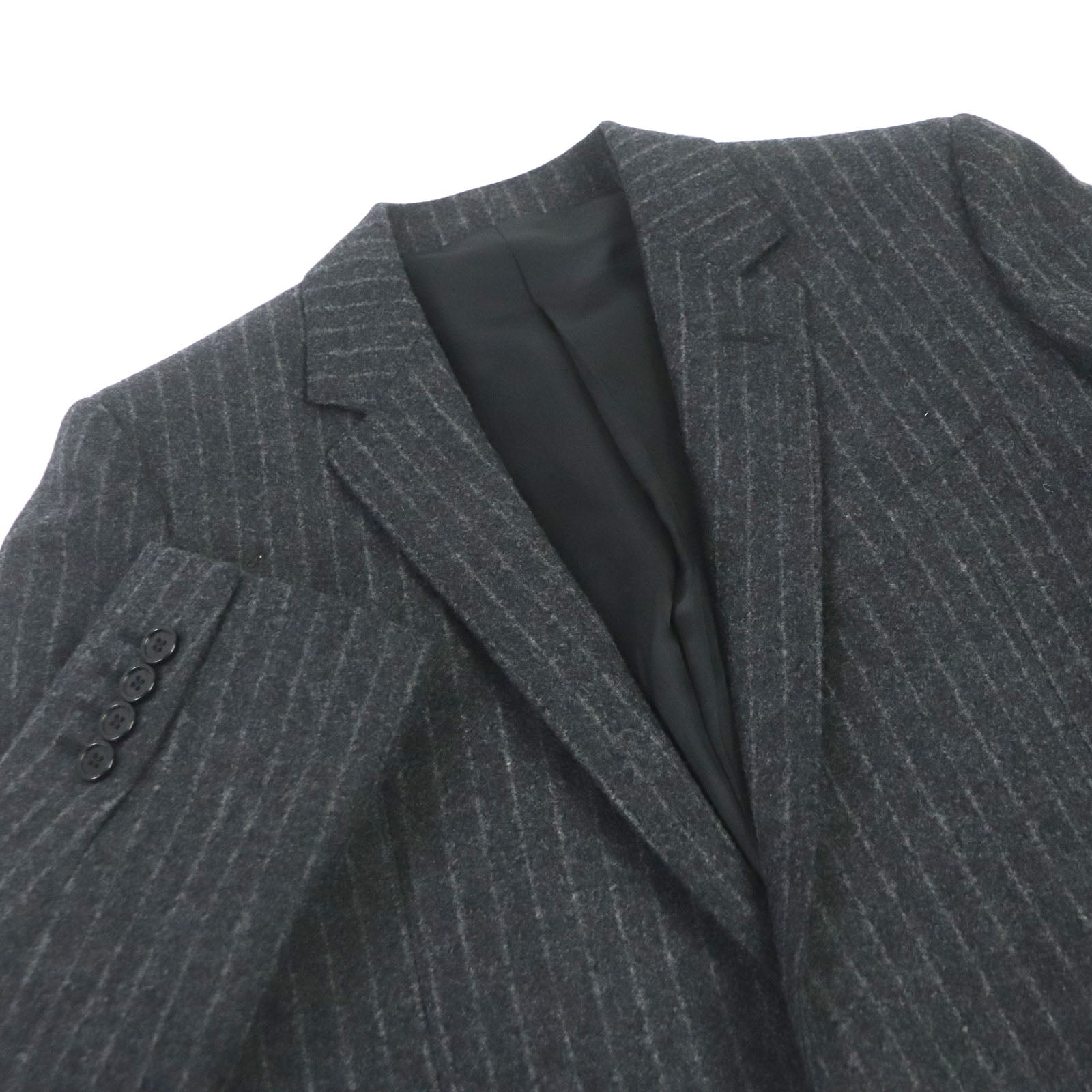 Celine Wool Stripe Lapel Tailored Jacket