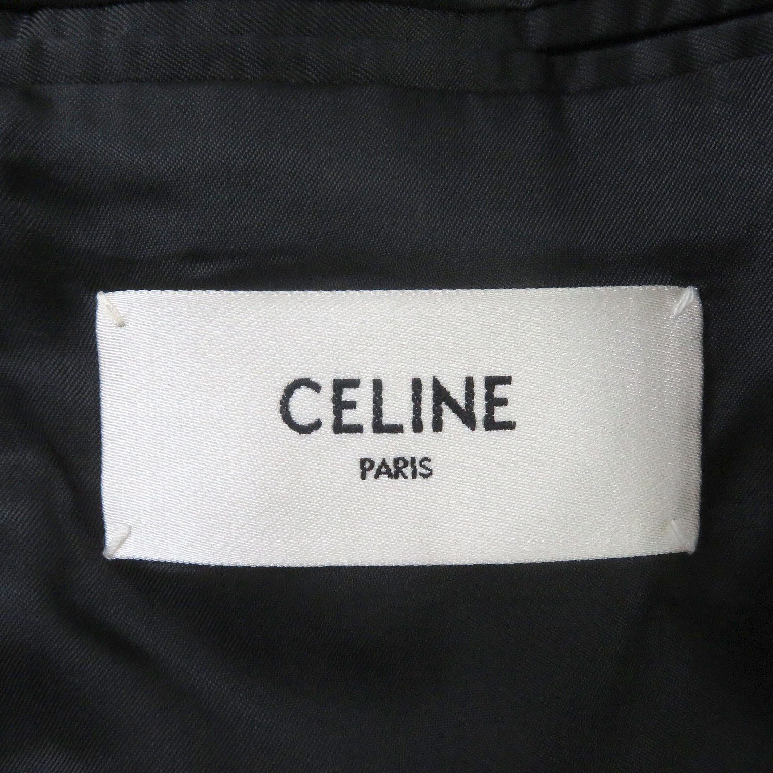 Celine Wool Stripe Lapel Tailored Jacket