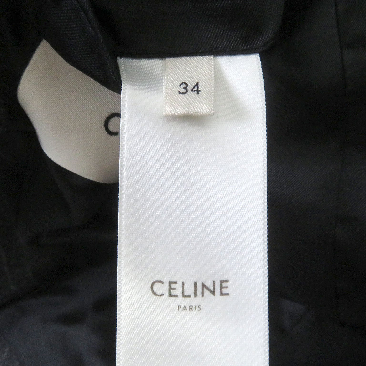 Celine Wool Stripe Lapel Tailored Jacket