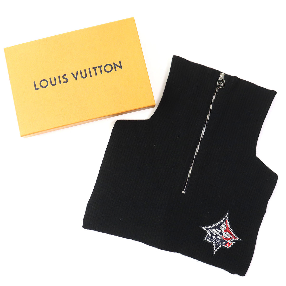 Louis Vuitton Cashmere Neck Warmer with Logo Patch