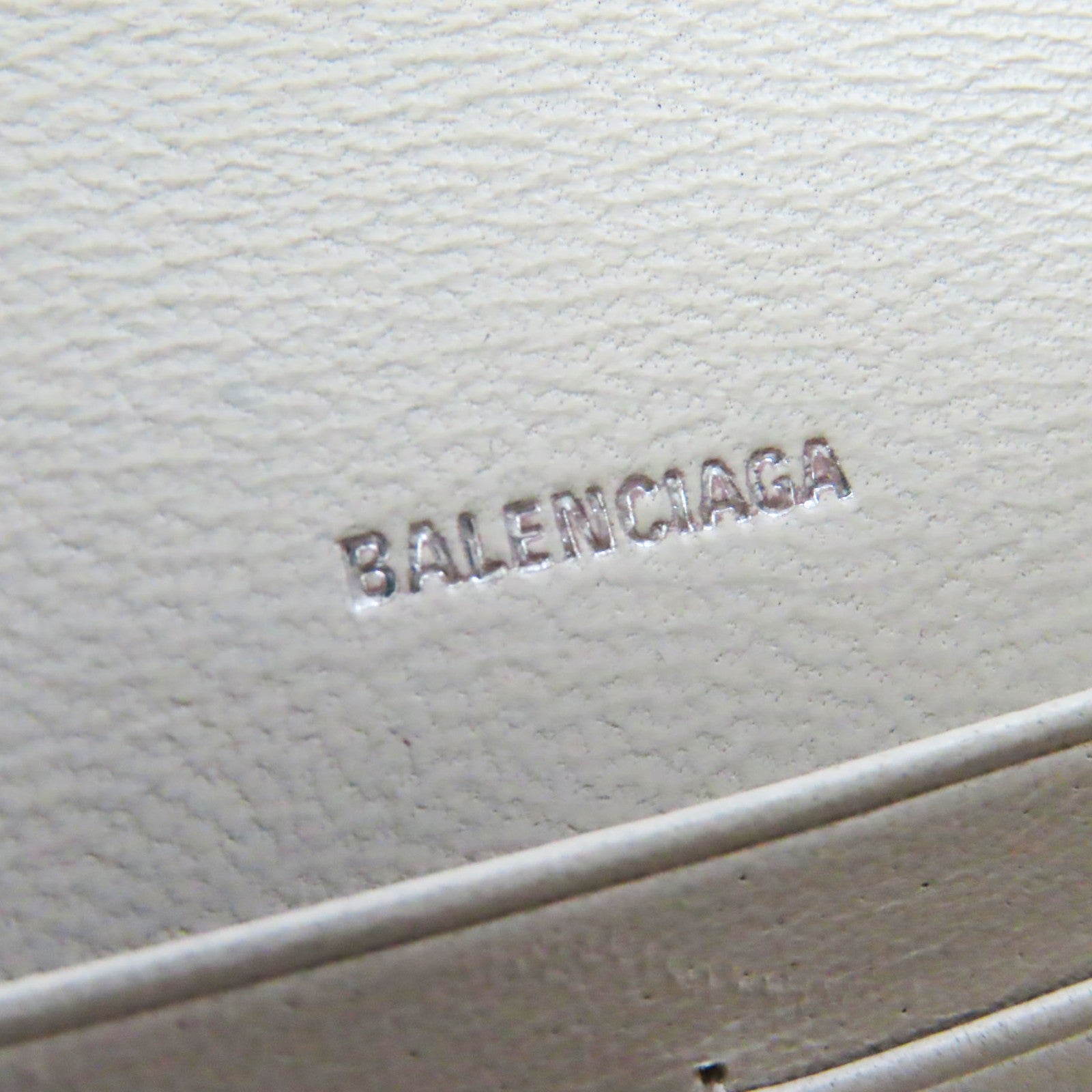 Balenciaga Leather Slim Continental Wallet