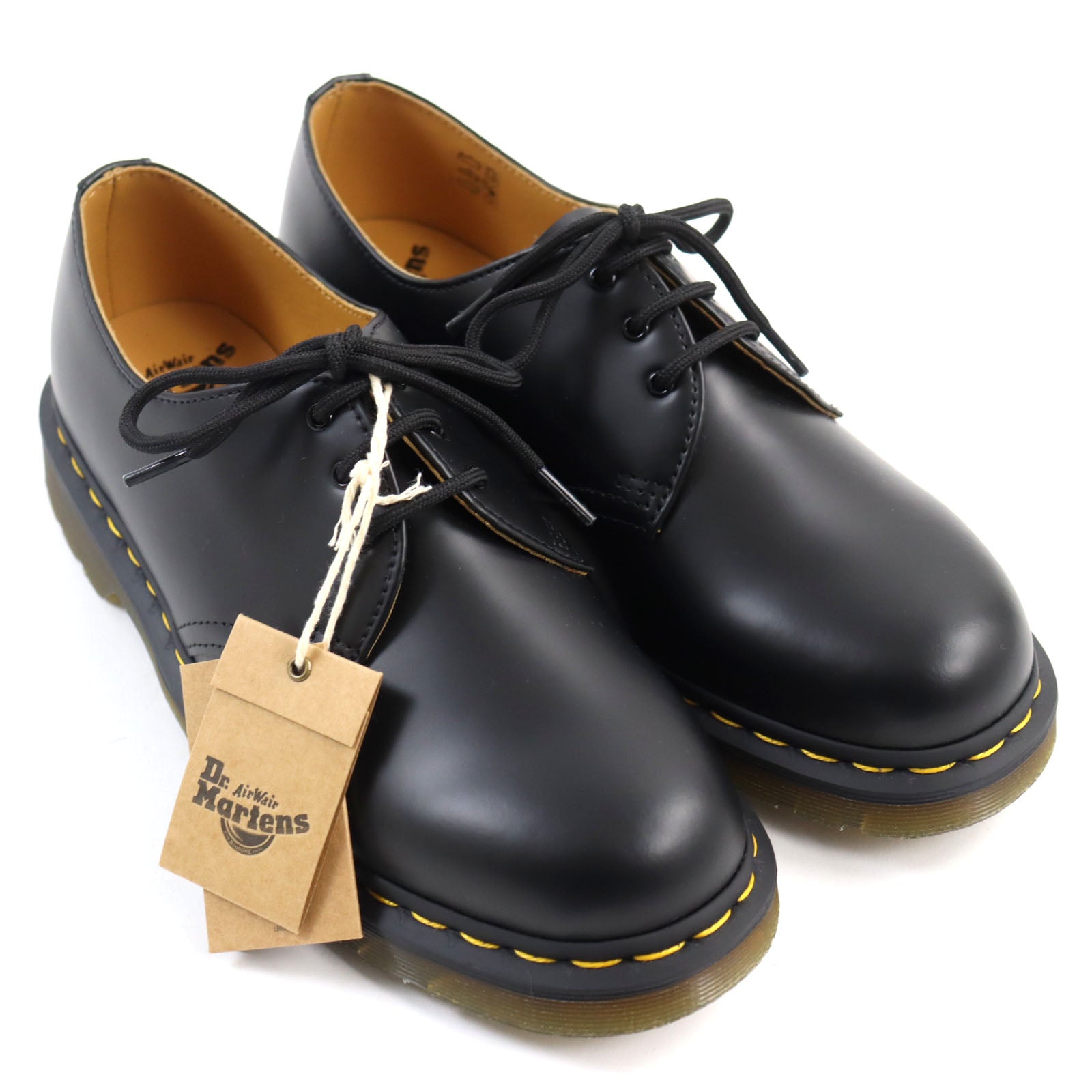 Dr. Martens 1461 3-Hole Leather Derby Shoes Black