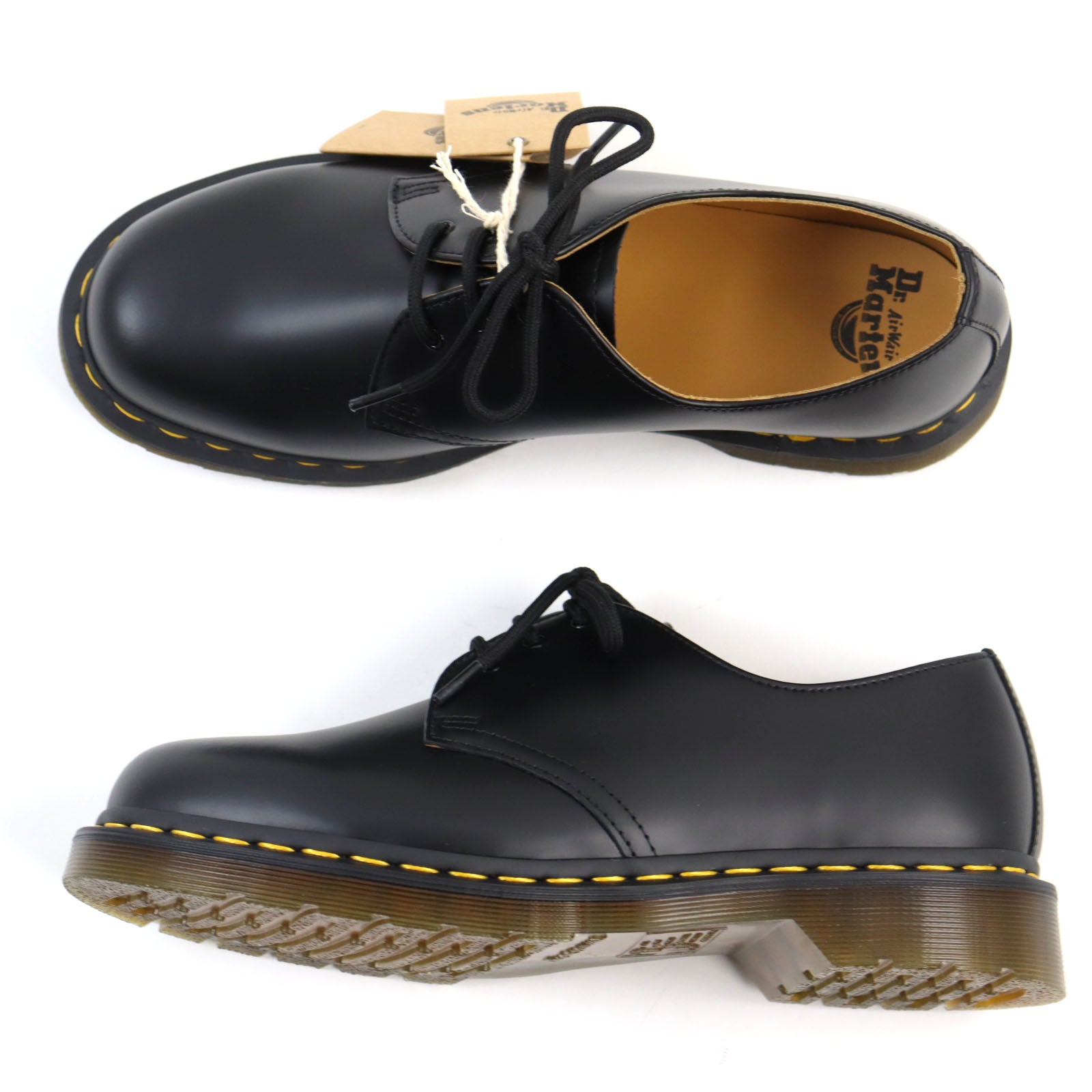 Dr. Martens 1461 3-Hole Leather Derby Shoes Black