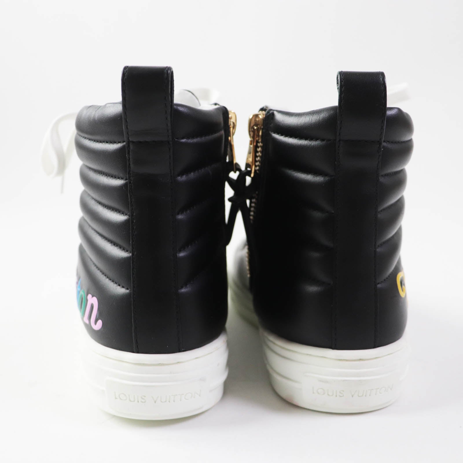 Louis Vuitton Stellar Leather Sneakers Black