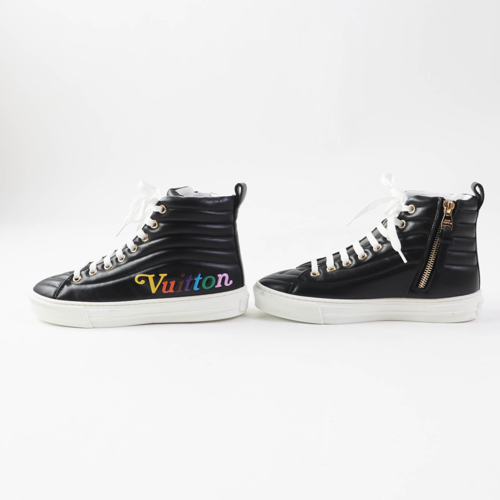 Louis Vuitton Stellar Leather Sneakers Black