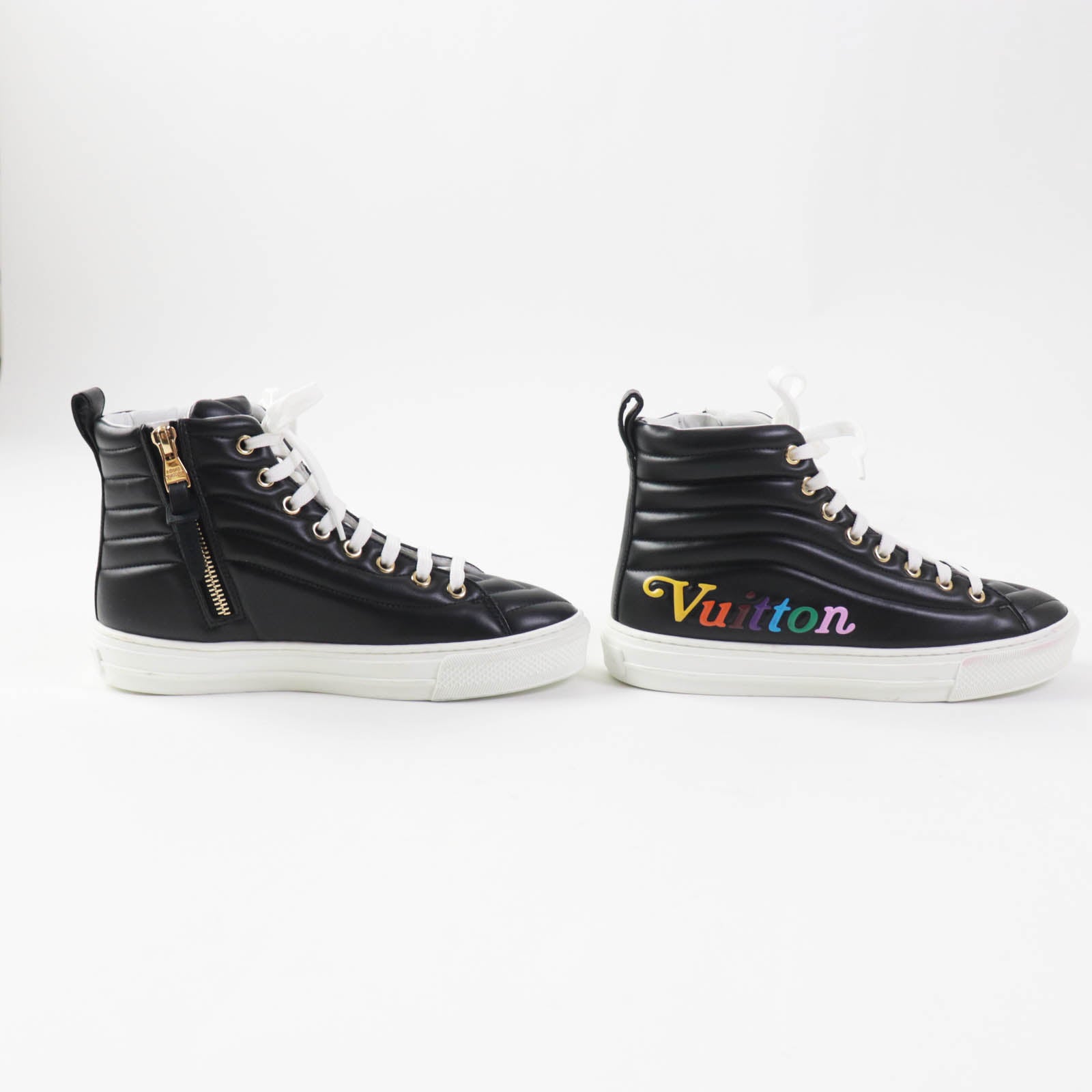 Louis Vuitton Stellar Leather Sneakers Black