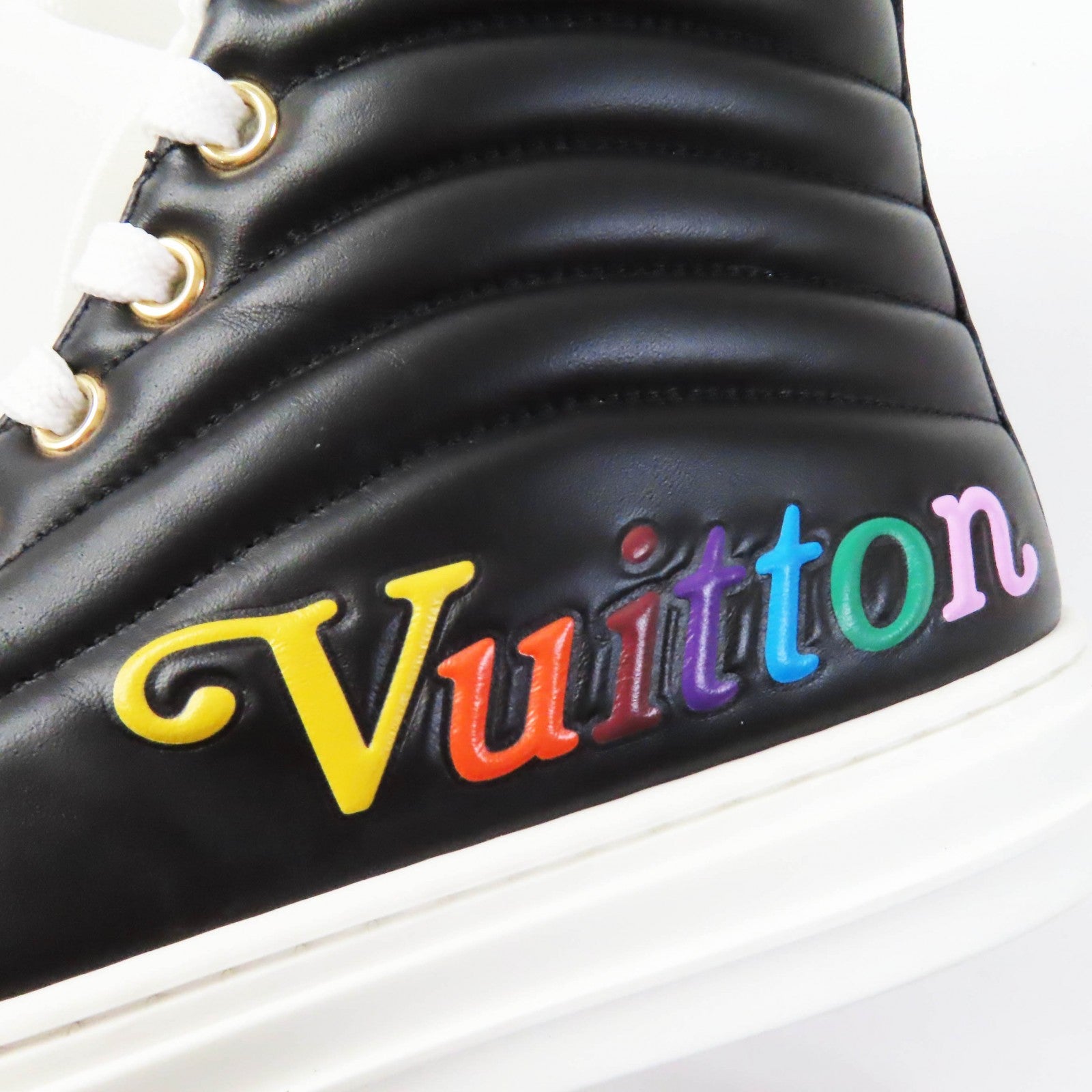 Louis Vuitton Stellar Leather Sneakers Black