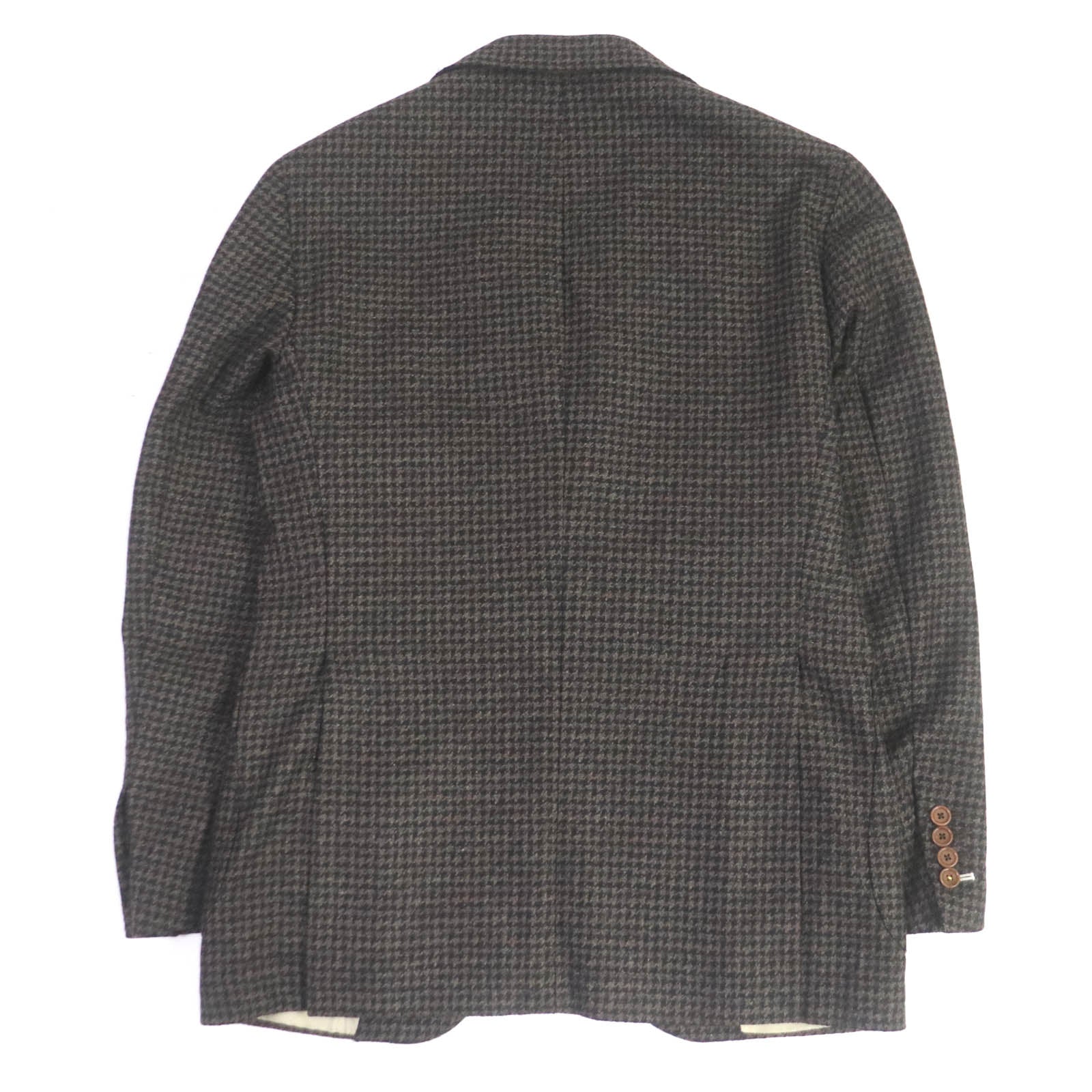 De Petrillo Wool Cashmere Houndstooth Blazer 46