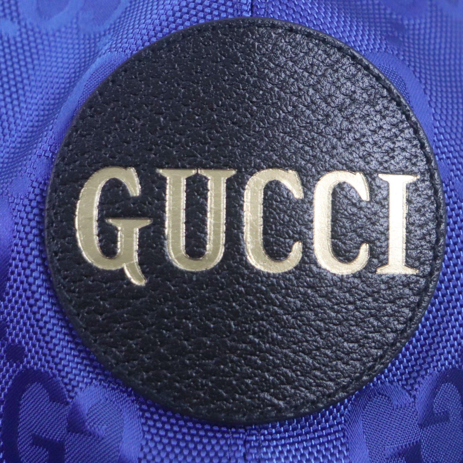 Gucci Nylon Cotton GG Logo Leather Hat Cap