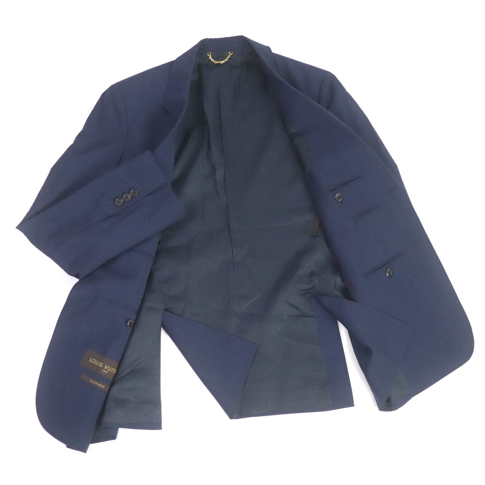 Louis Vuitton Wool Mohair Suit Navy 48