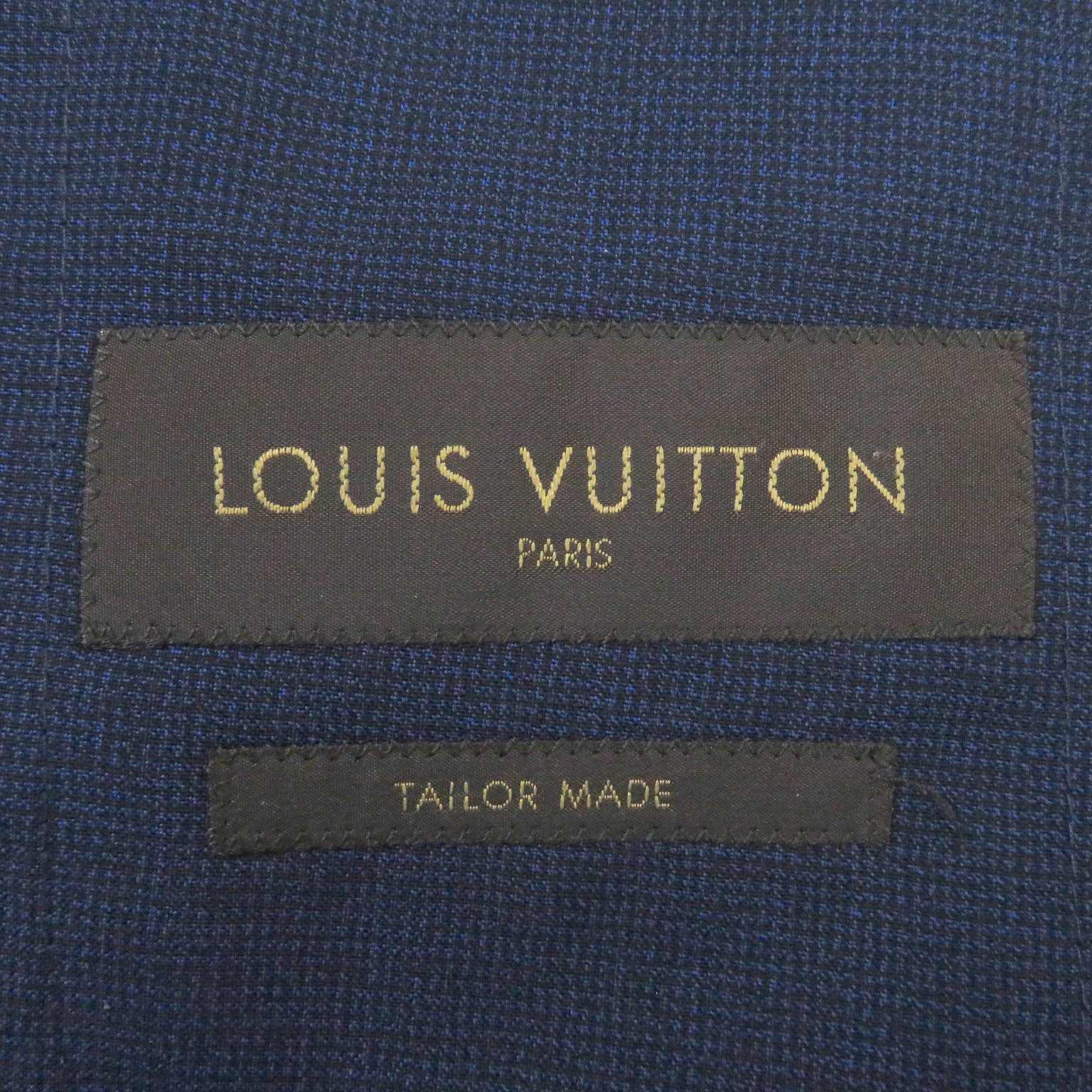 Louis Vuitton Wool Mohair Suit Navy 48