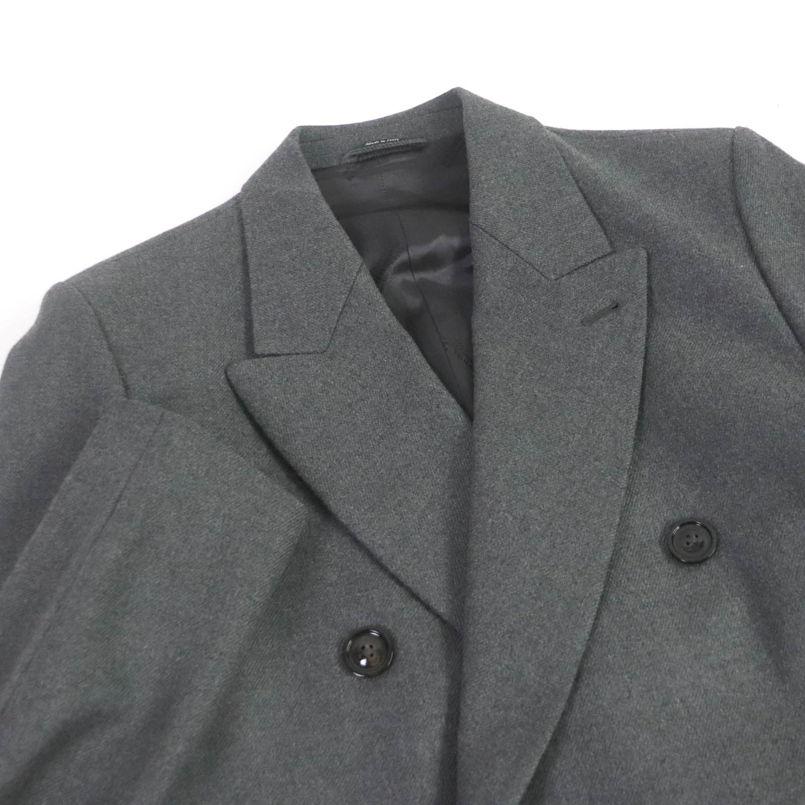 Maison Margiela Wool Chester Coat Gray 52