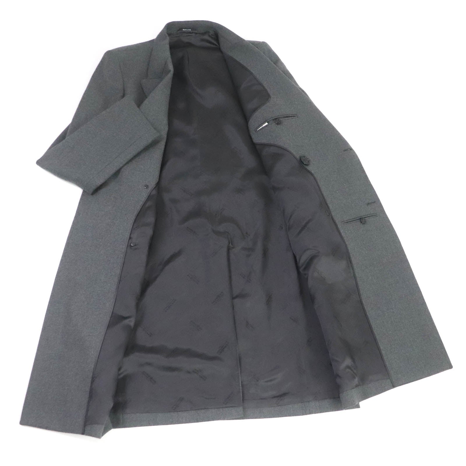 Maison Margiela Wool Chester Coat Gray 52