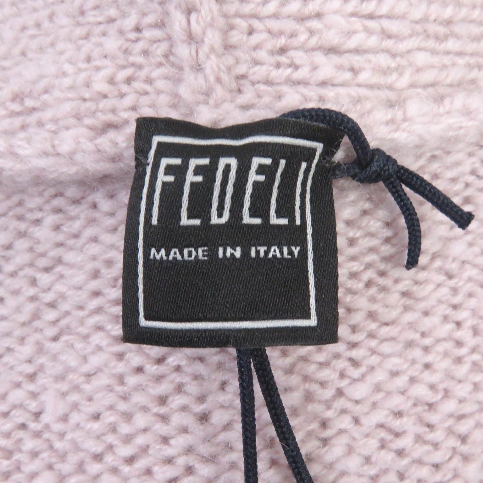 FEDELI Cashmere Logo Button Knit Cardigan