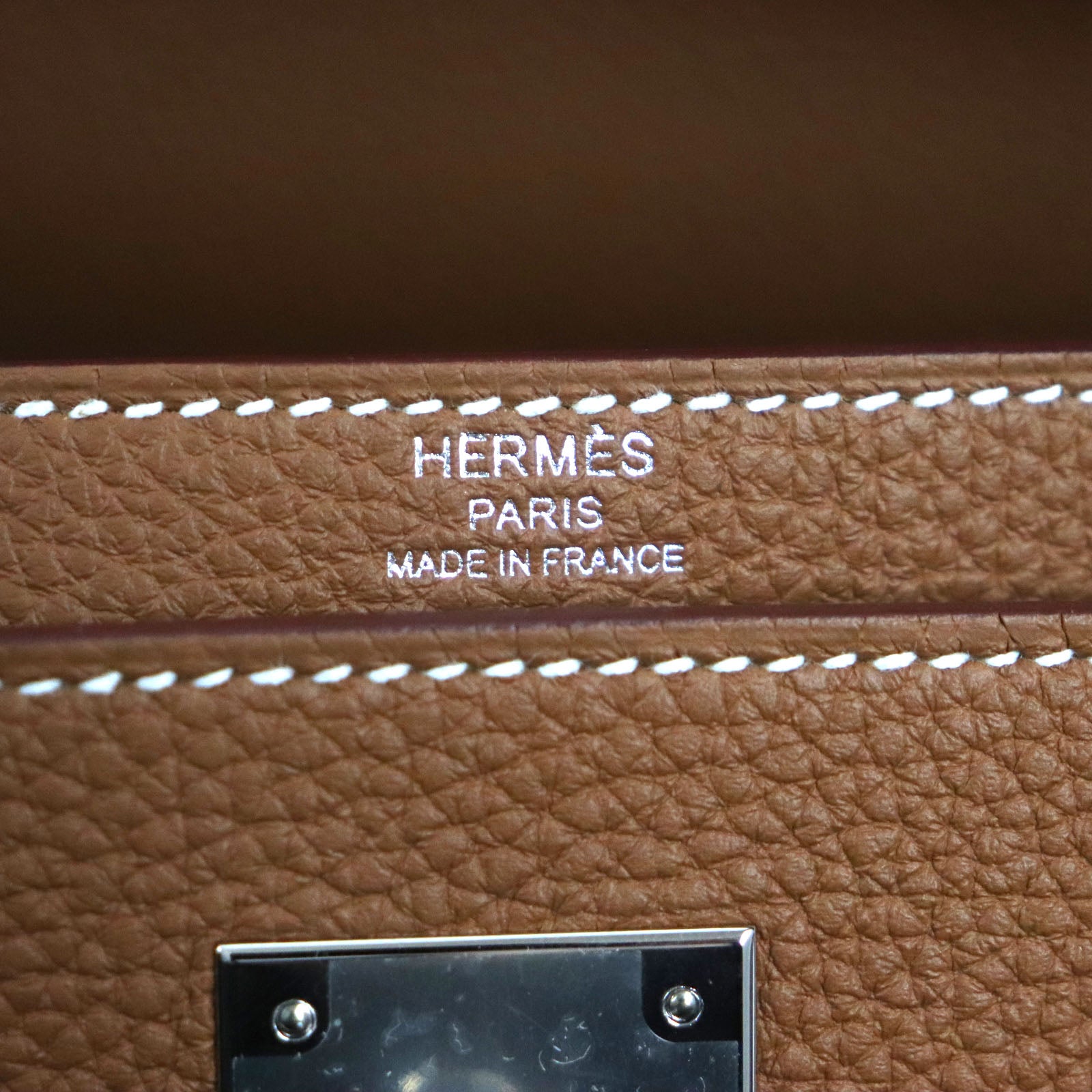 Hermes Kelly Depeche 36 Togo Briefcase