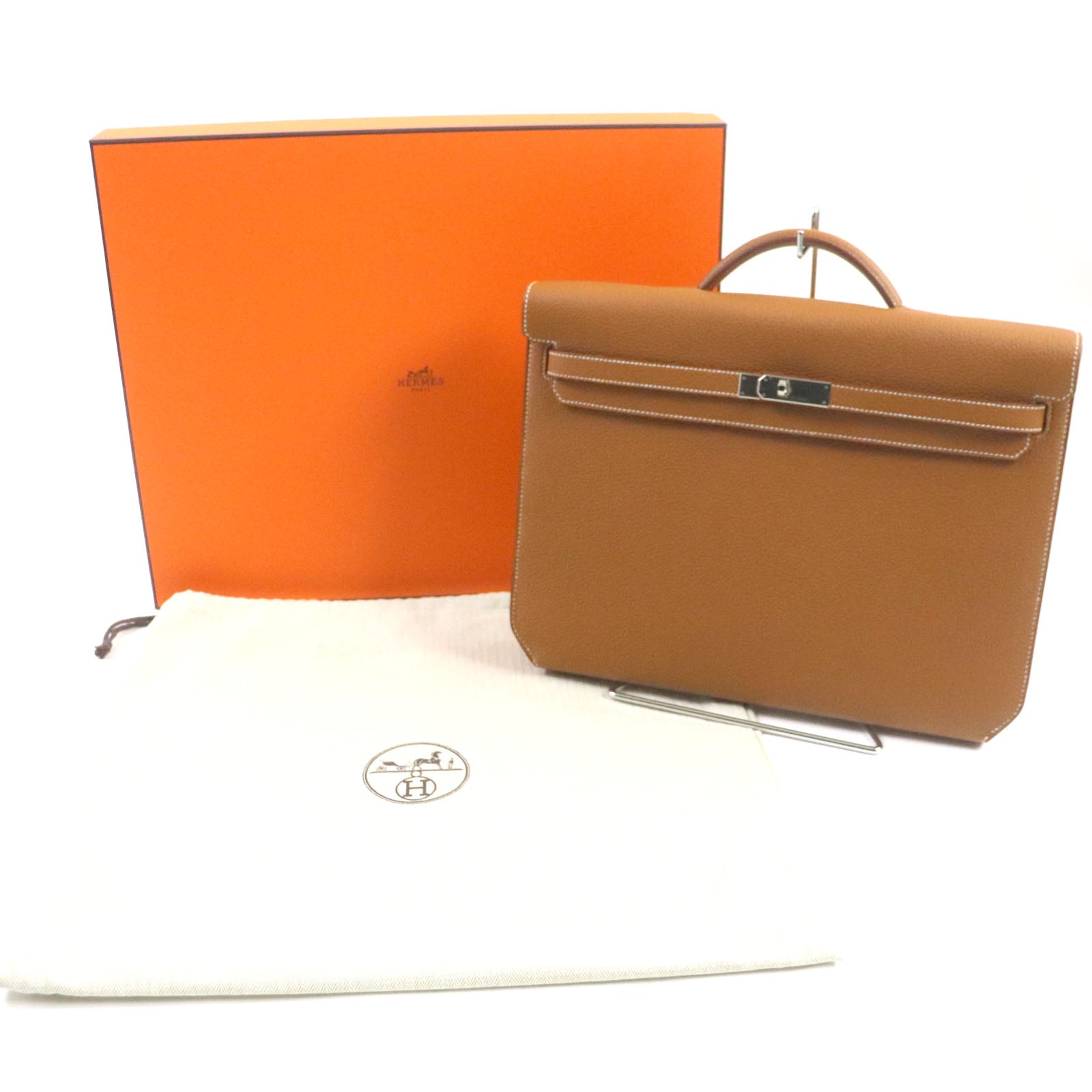 Hermes Kelly Depeche 36 Togo Briefcase