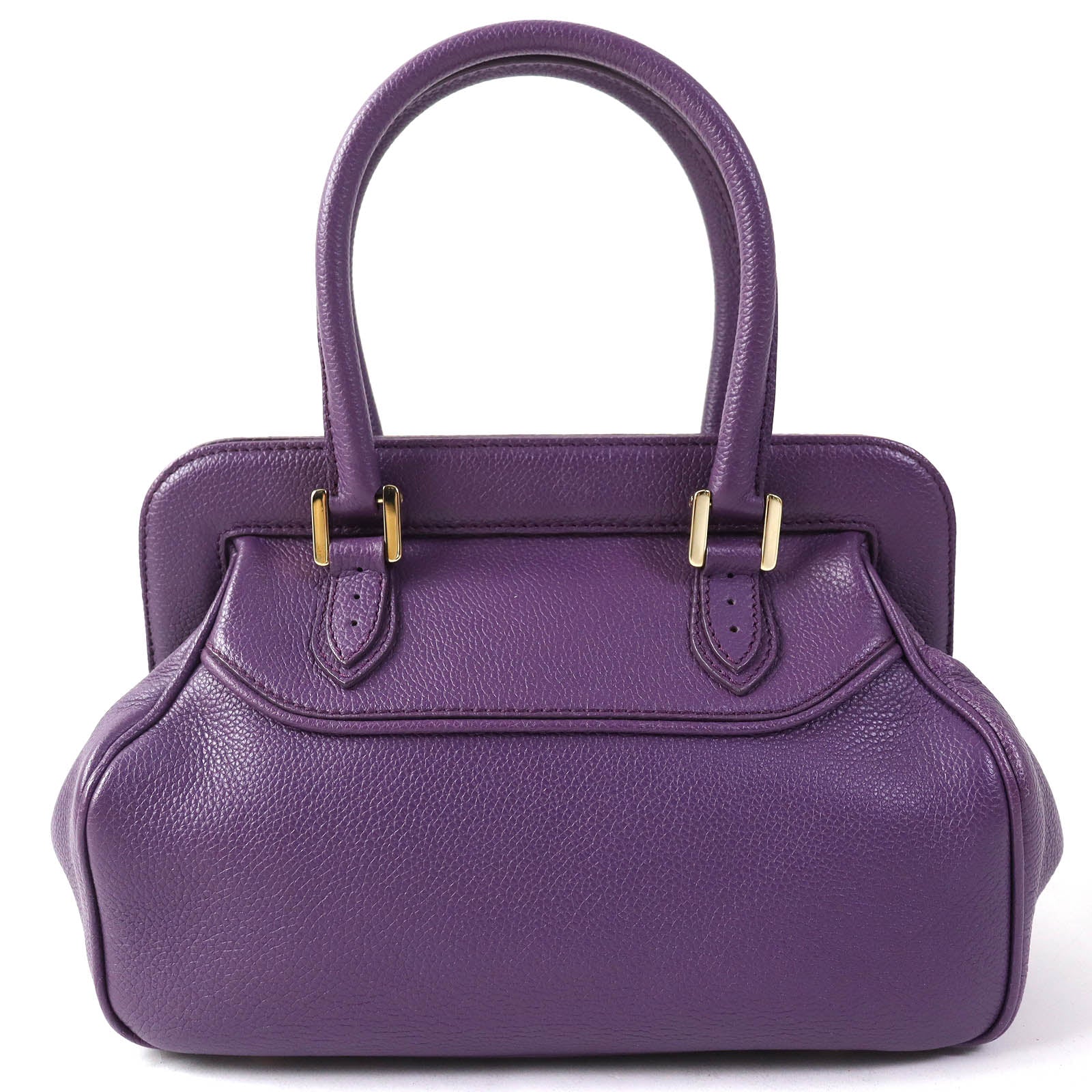 MORABITO Leather Handbag Purple Women