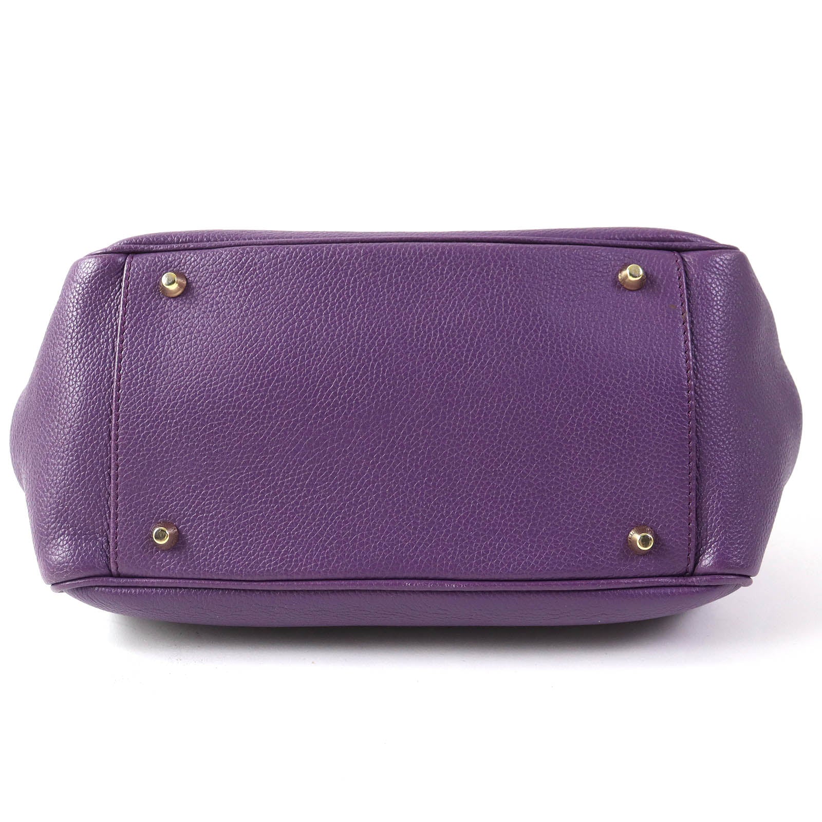 MORABITO Leather Handbag Purple Women