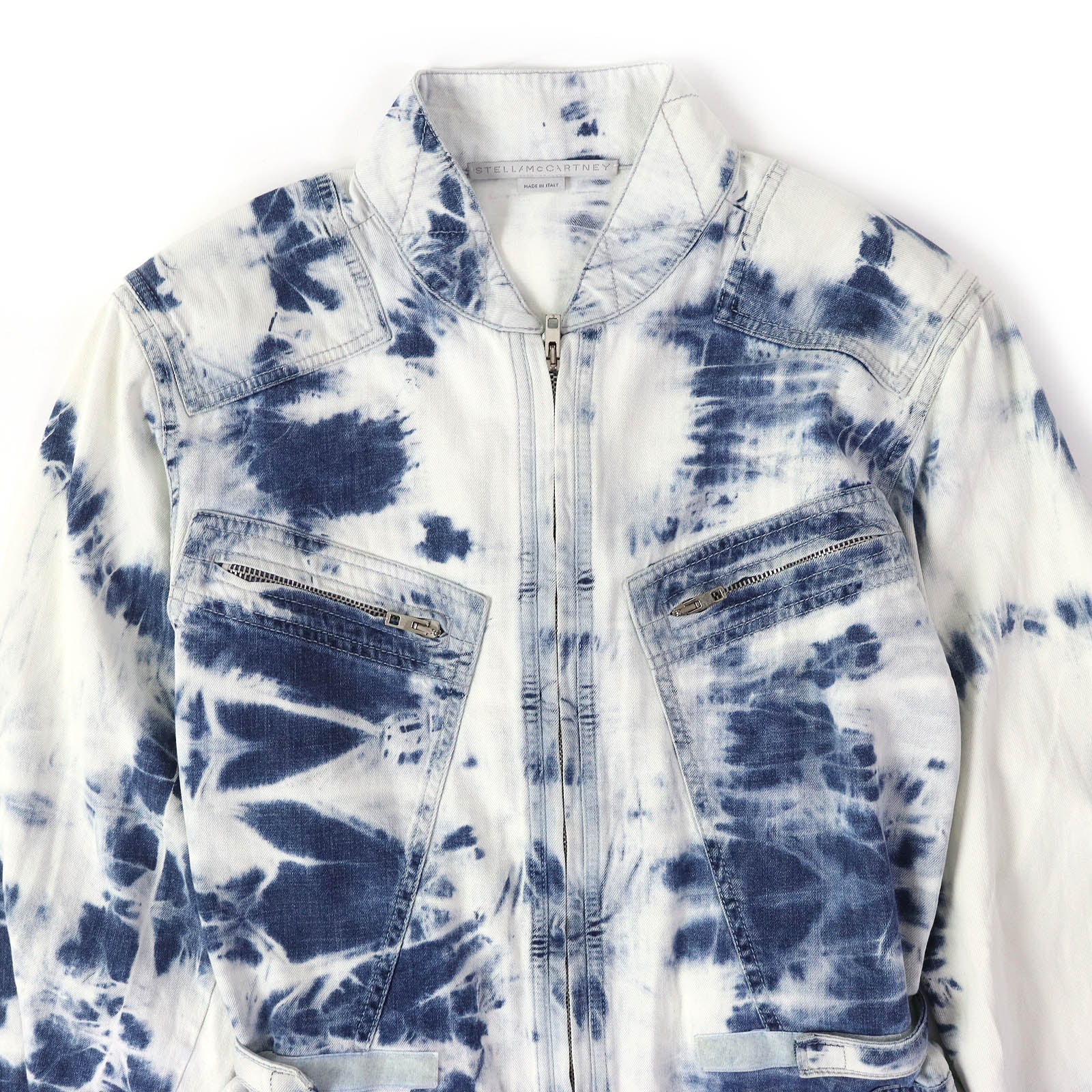 Stella McCartney Tie-dye Denim Jumpsuit 36