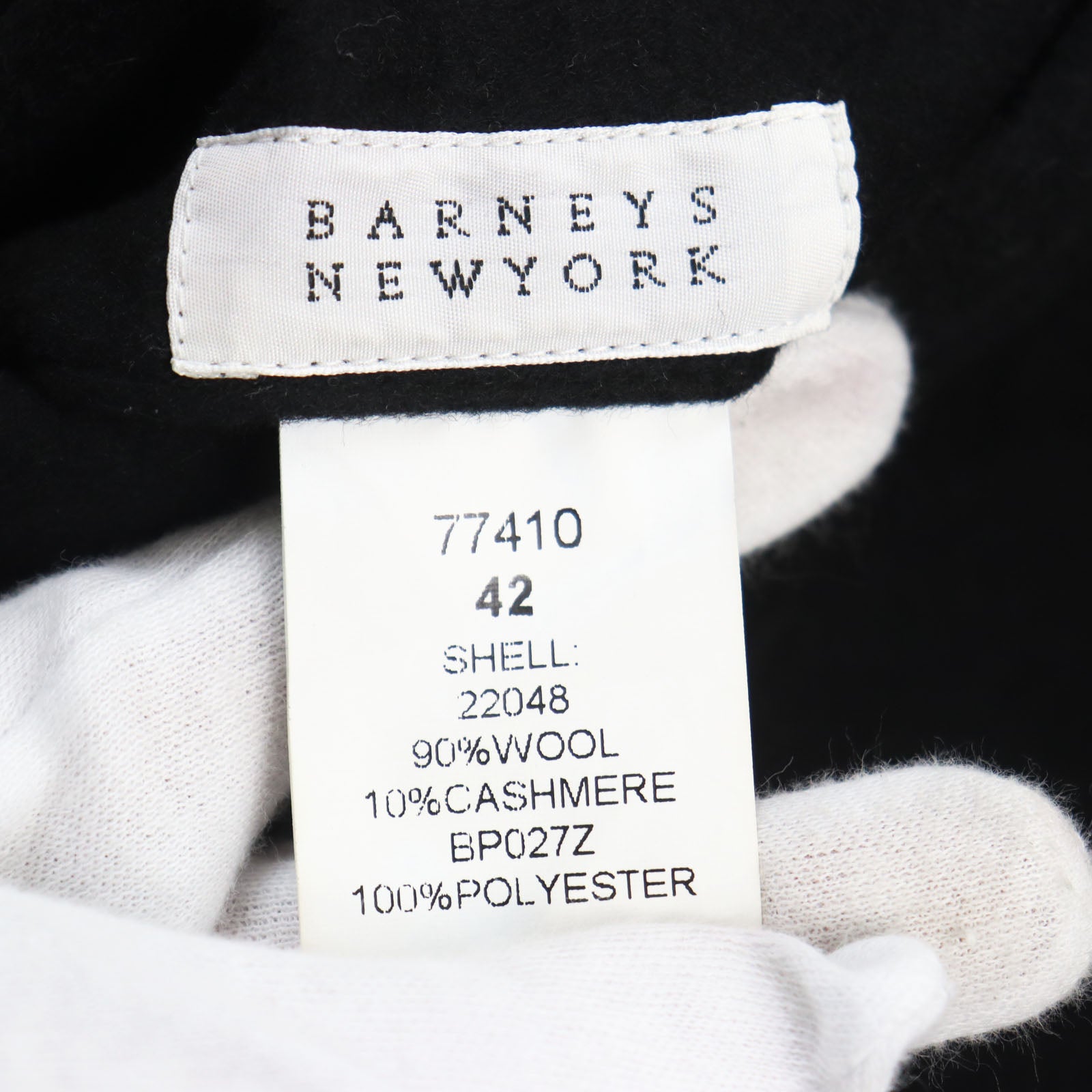 BARNEYS NEWYORK Wool Cashmere Reversible Coat