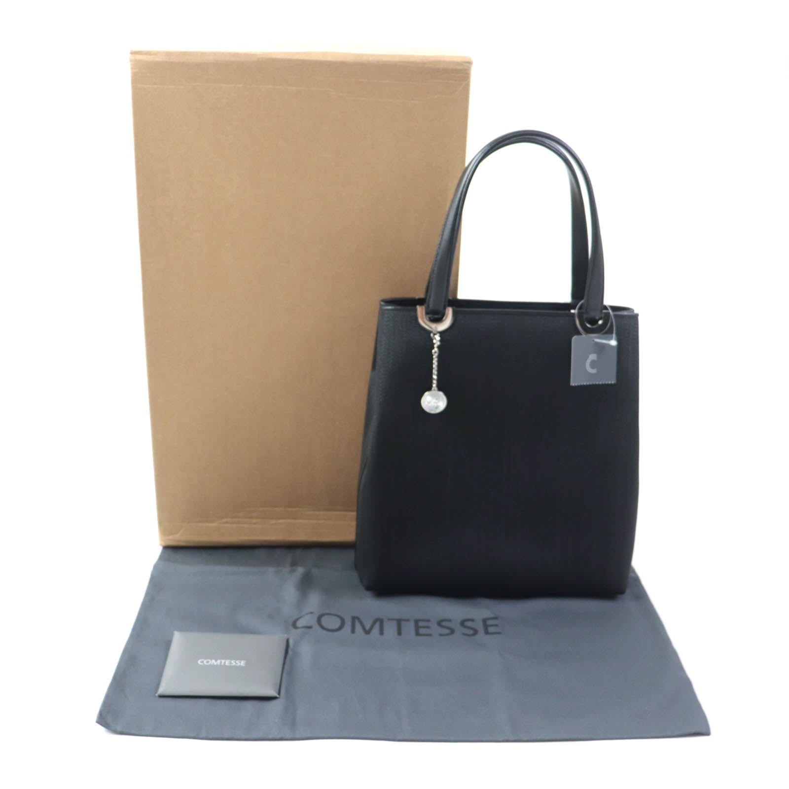 COMTESSE CINZIA Tote Horsehair Leather Handbag