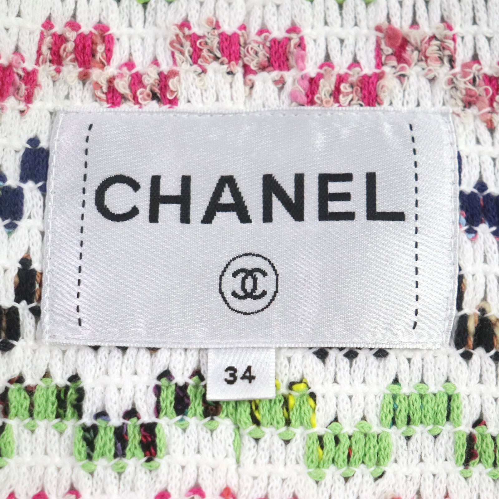 Chanel Cotton Tweed Short Sleeve Jacket