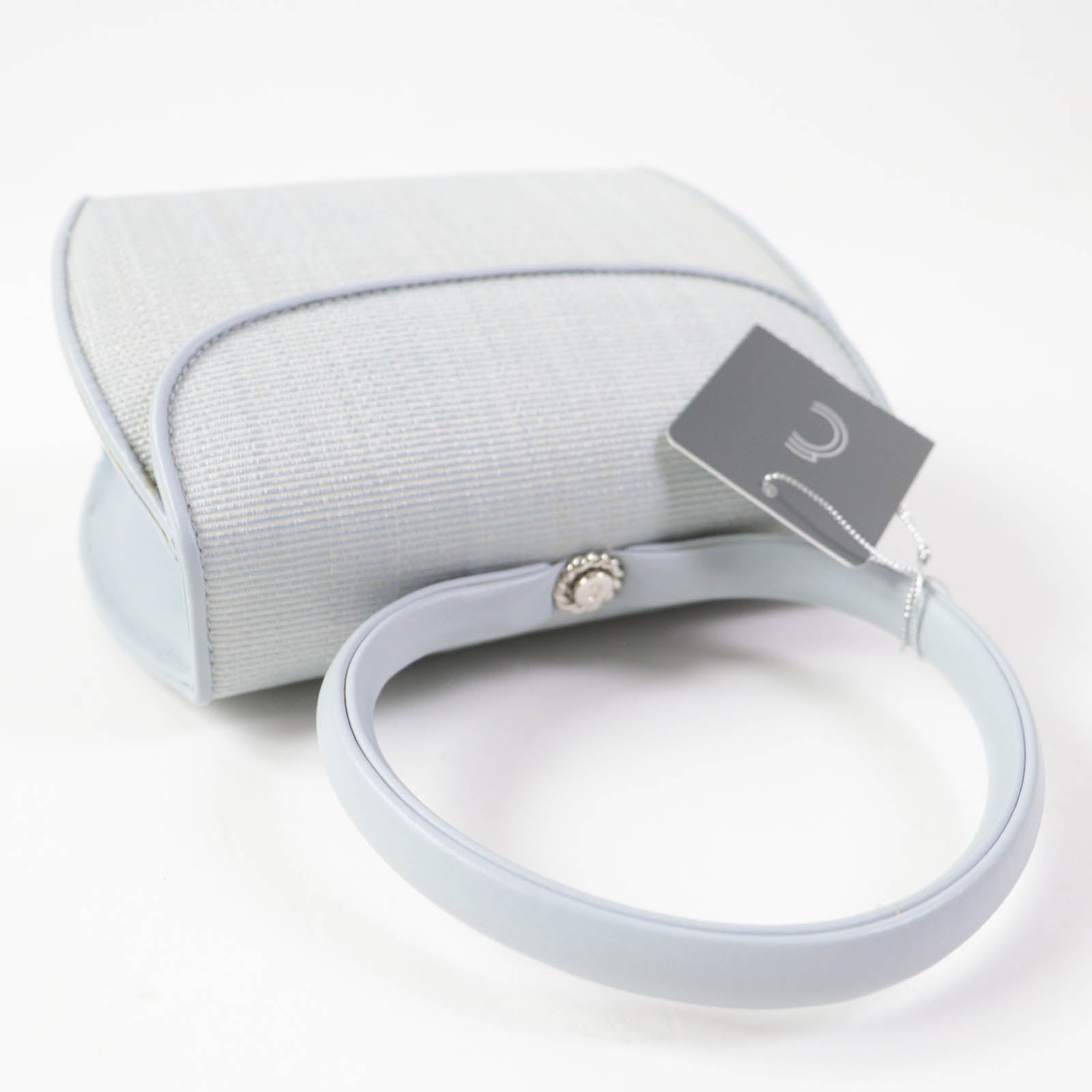 COMTESSE Horsehair Leather Handbag Light Blue