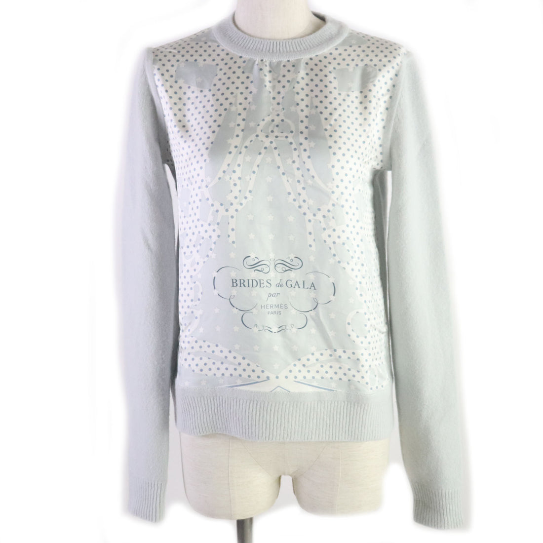 Hermes Brides de Gala Crew Neck Cashmere Silk Knit