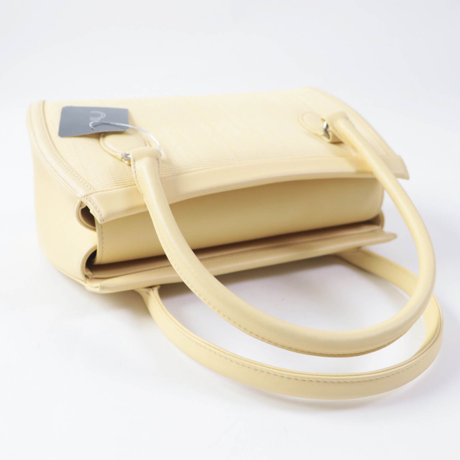 COMTESSE Horsehair Leather Handbag Yellow