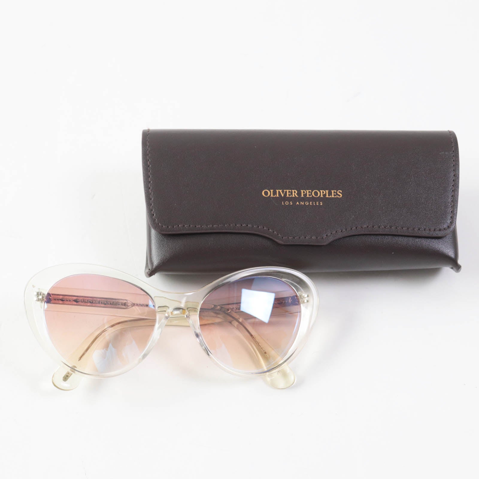 OLIVER PEOPLES Zarene Sunglasses Clear Pink