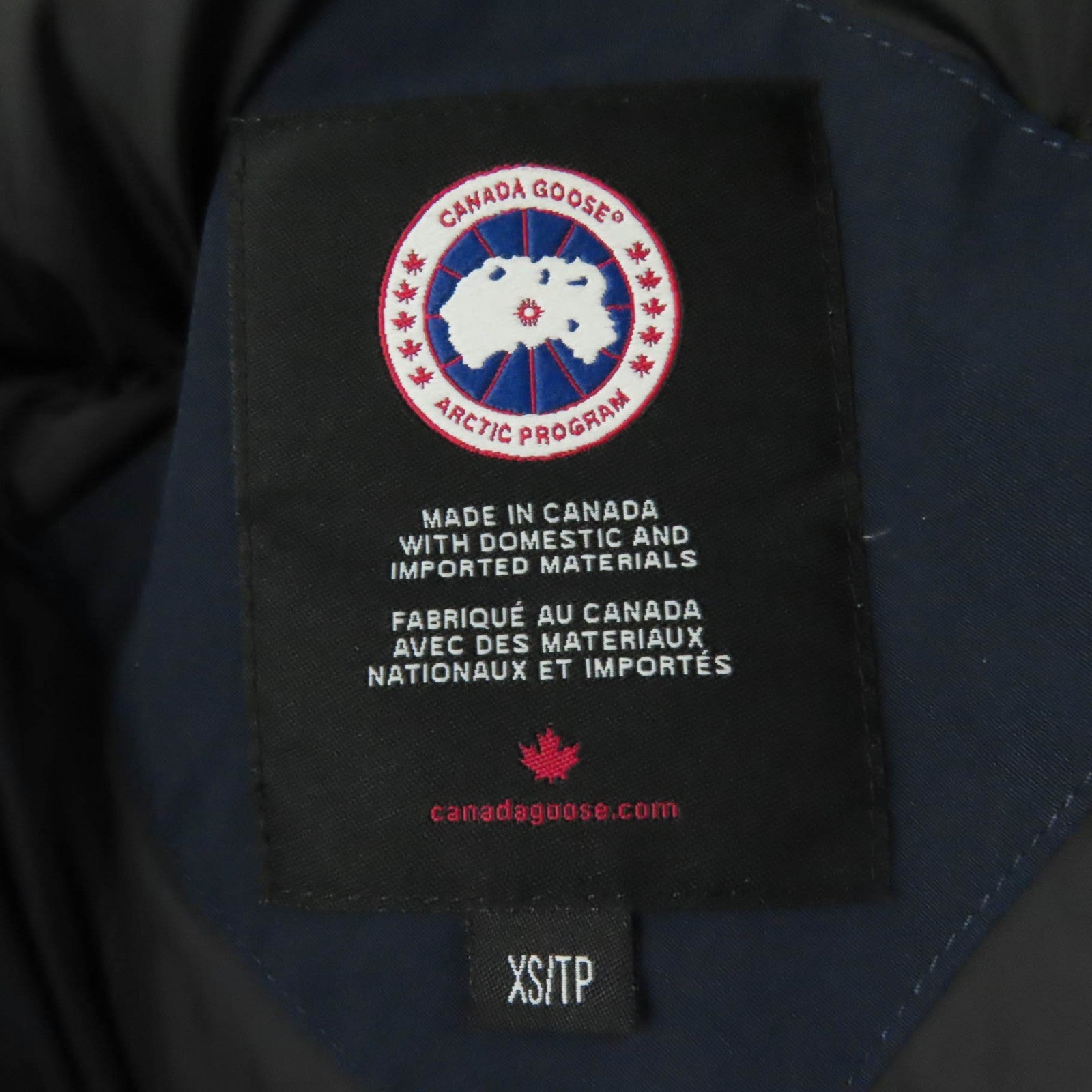 Canada Goose Bronte Parka Down Coat Navy XS