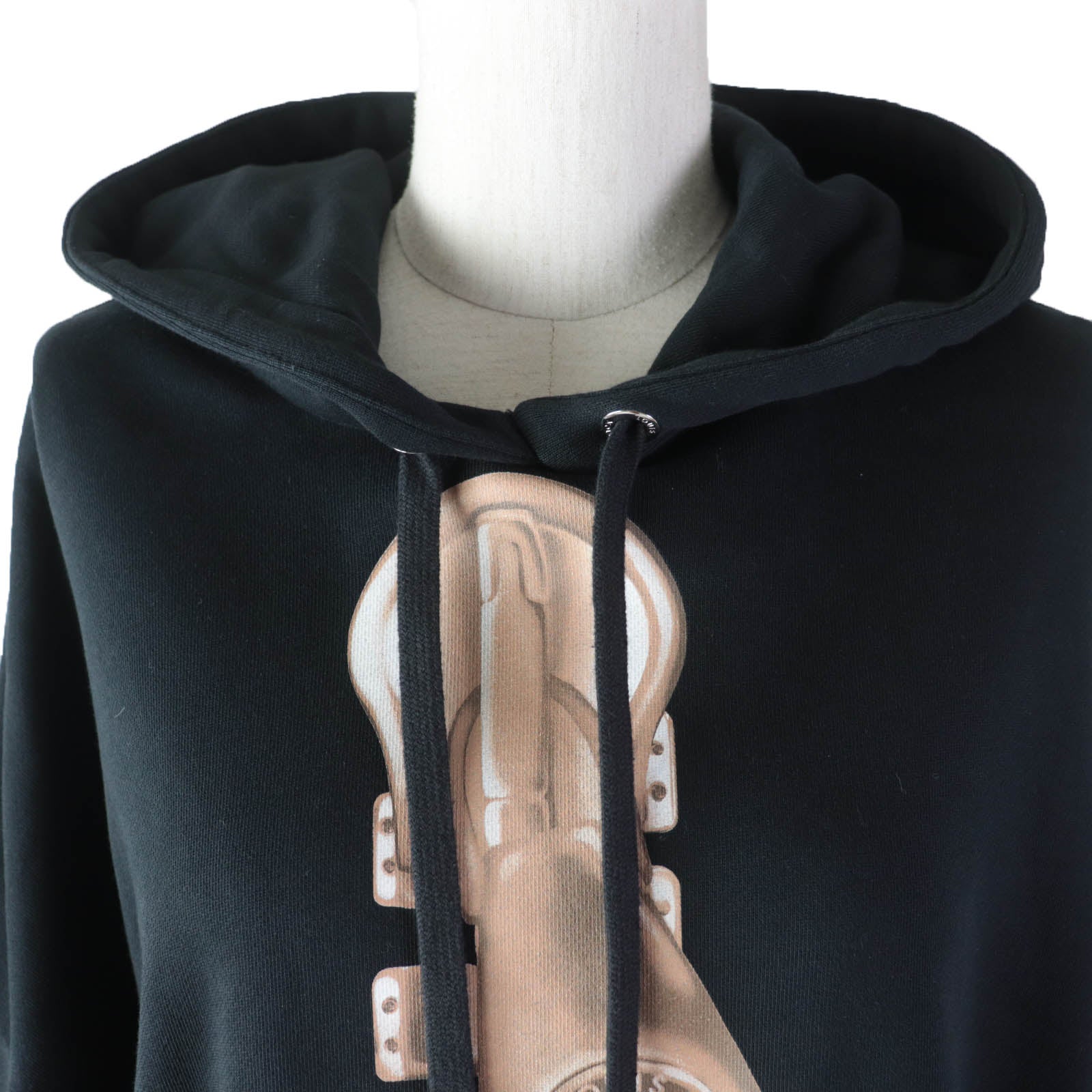 Louis Vuitton Cotton Zipper Print Hoodie M