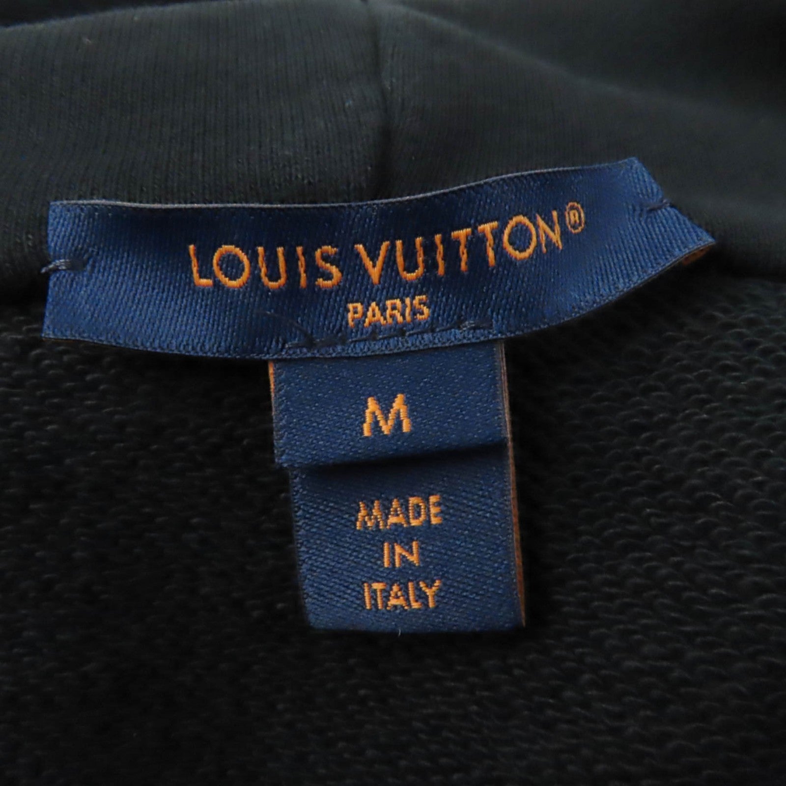 Louis Vuitton Cotton Zipper Print Hoodie M