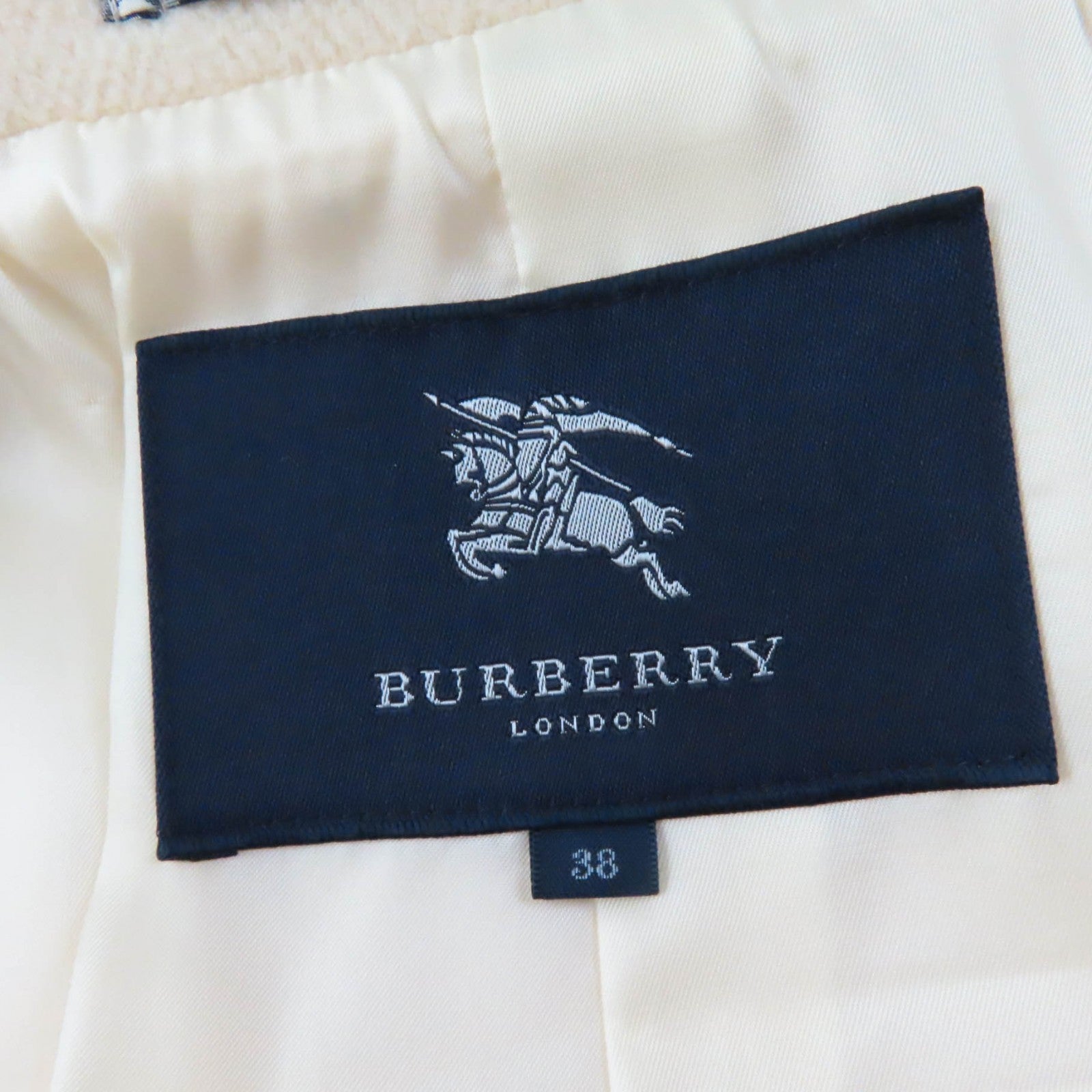 Burberry Wool Nylon Toggle Button Coat Women