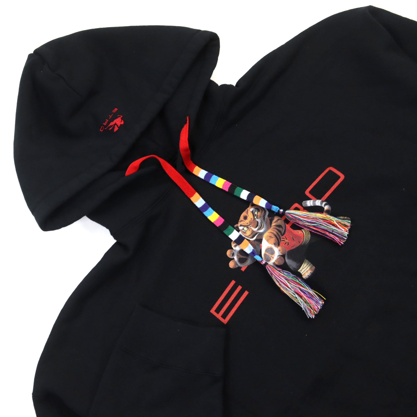 ETRO Kung Fu Panda Tiger Logo Pullover Hoodie