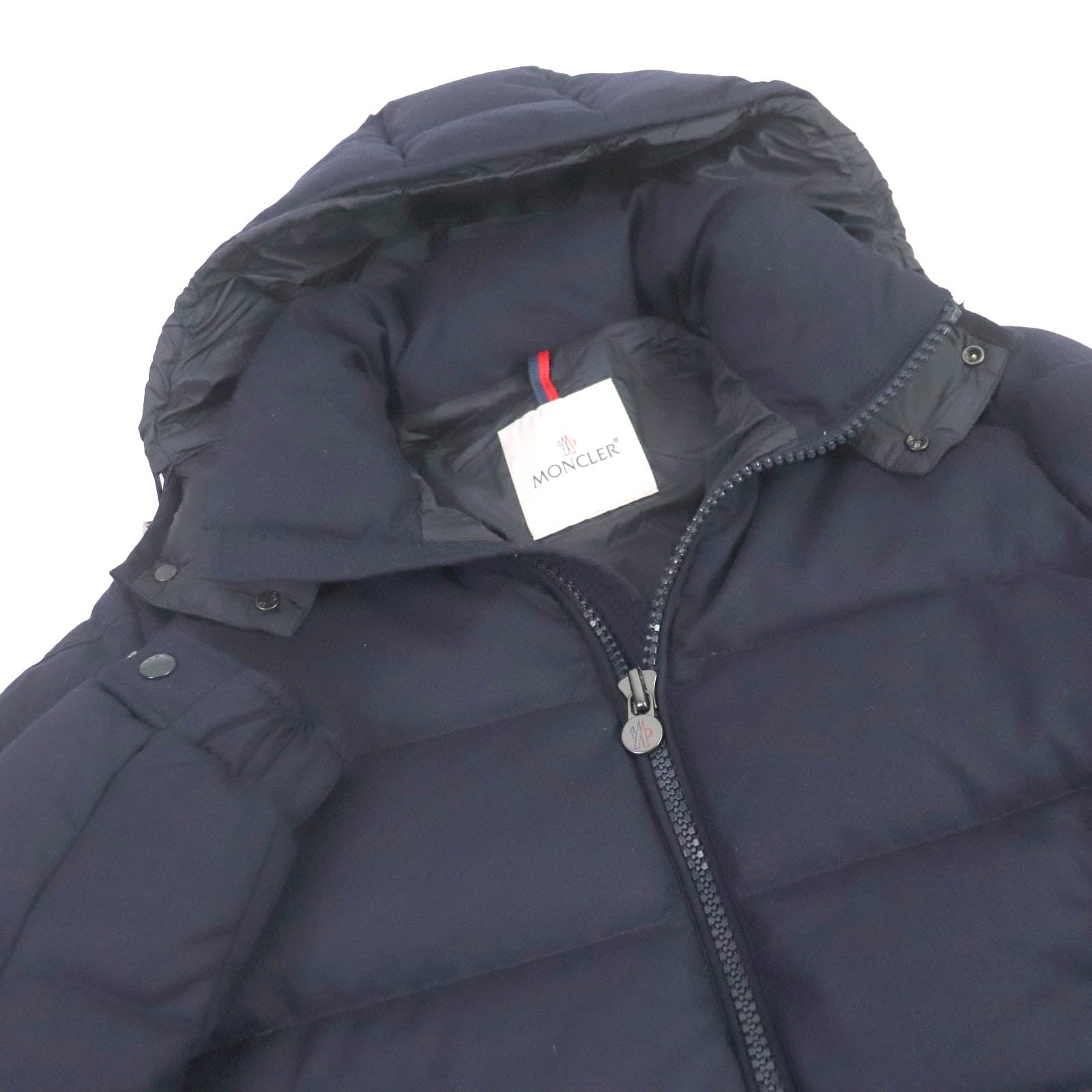 Moncler MONTGENEVRE Wool Down Jacket Navy