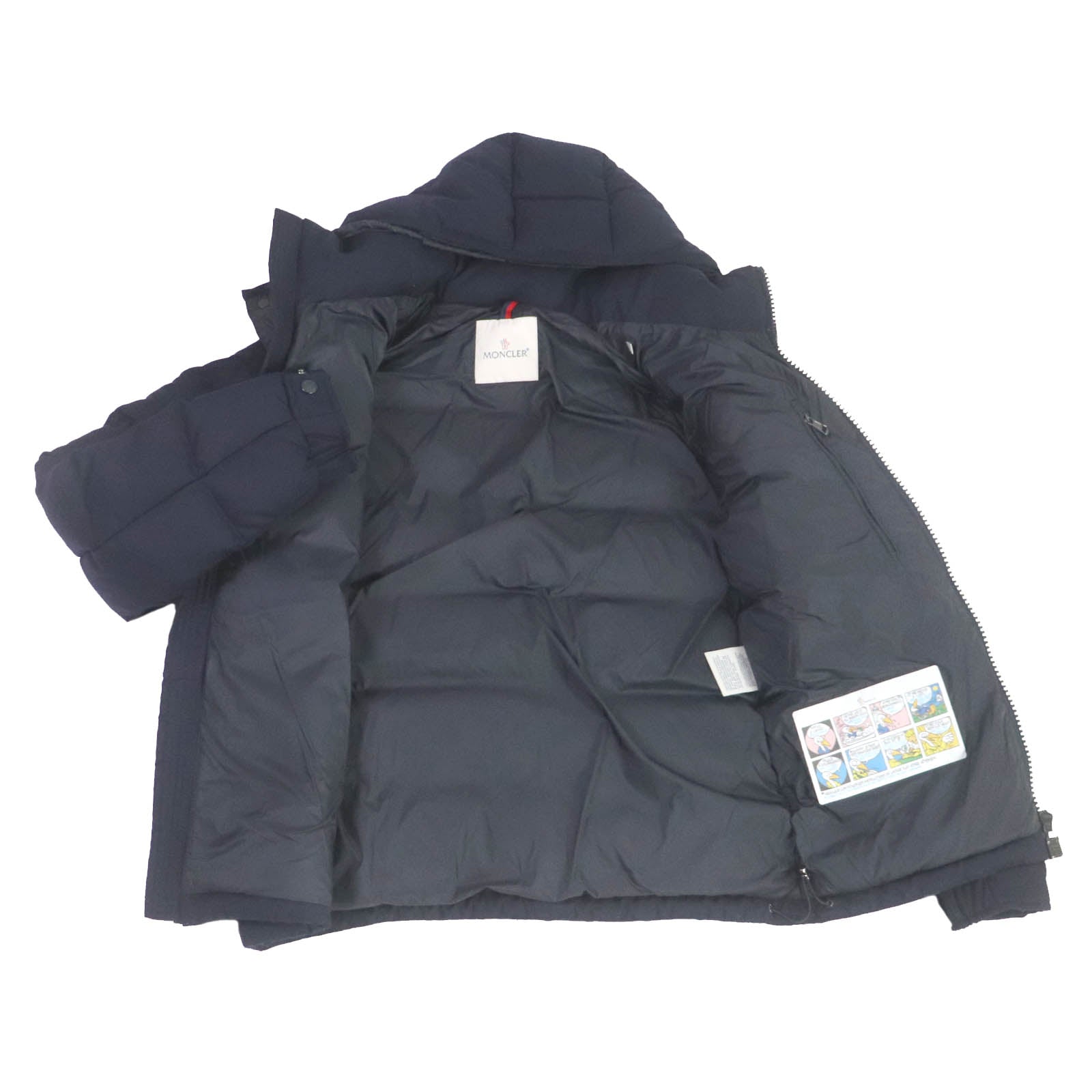 Moncler MONTGENEVRE Wool Down Jacket Navy