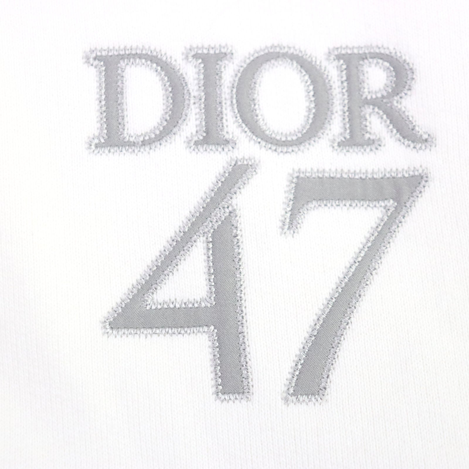 Dior Cotton XL Logo Half-Zip Pullover Sweatshirt