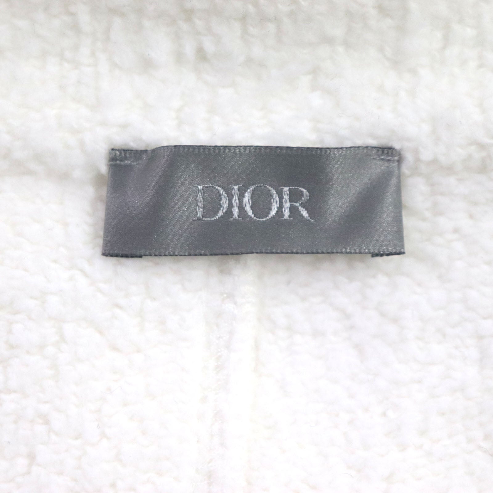 Dior Cotton XL Logo Half-Zip Pullover Sweatshirt