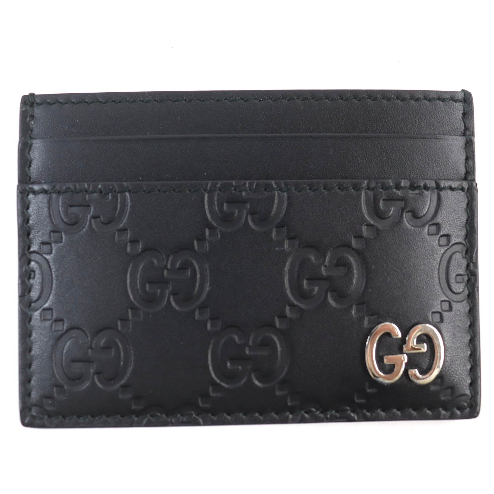 Gucci Guccissima Leather Card Case 473927