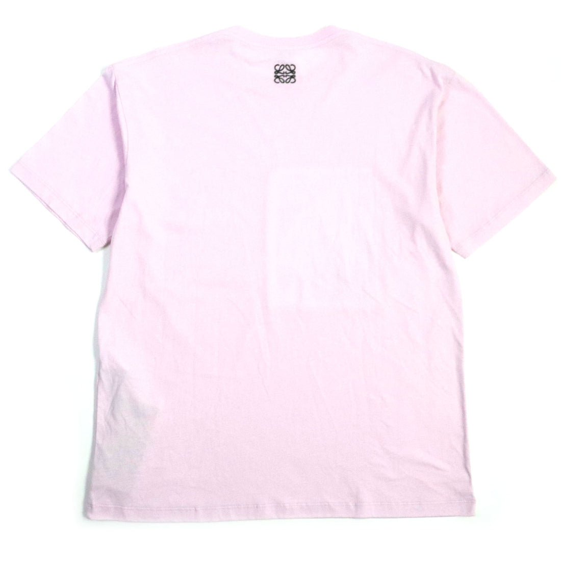 LOEWE Cotton Anagram Print T-Shirt Pink S