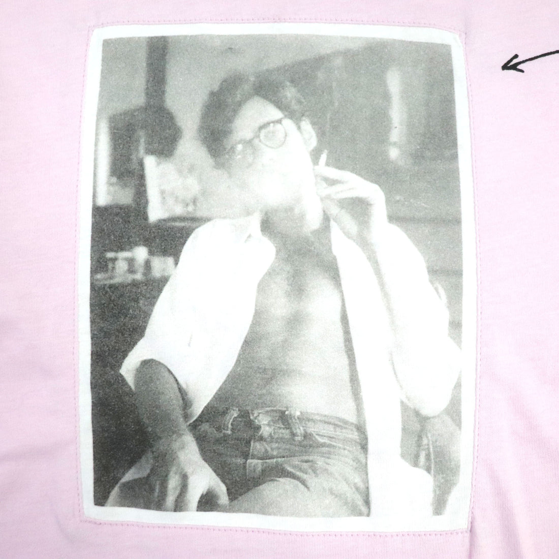 LOEWE Cotton Anagram Print T-Shirt Pink S