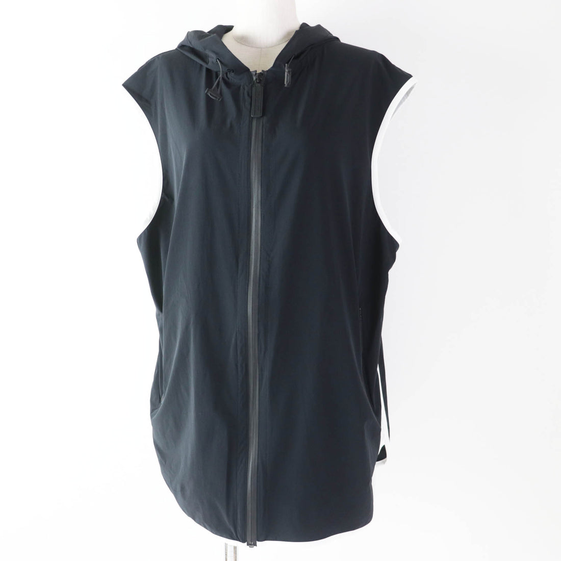 Dior Sleeveless Jersey Zip Hoodie Black XS