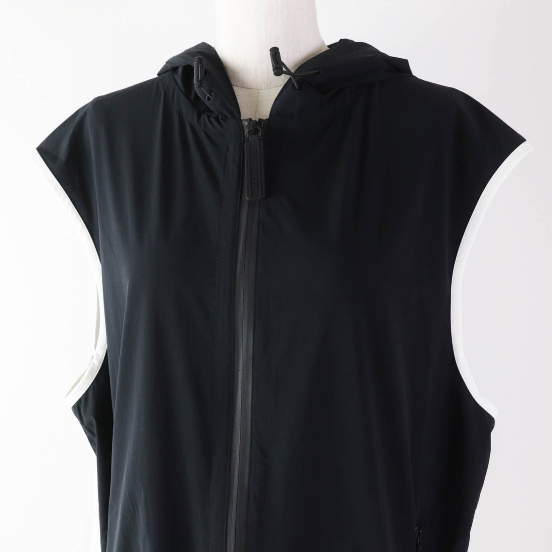 Dior Sleeveless Jersey Zip Hoodie Black XS