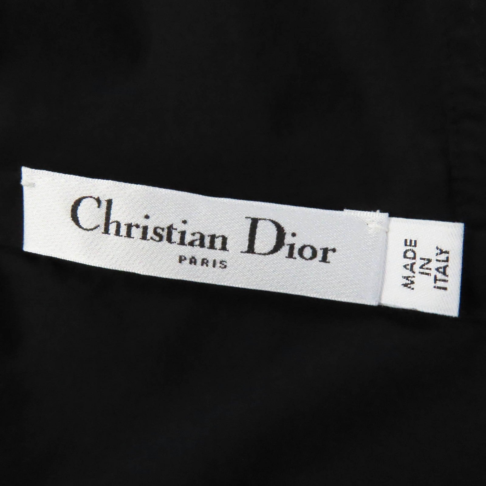 Dior Sleeveless Jersey Zip Hoodie Black White XS