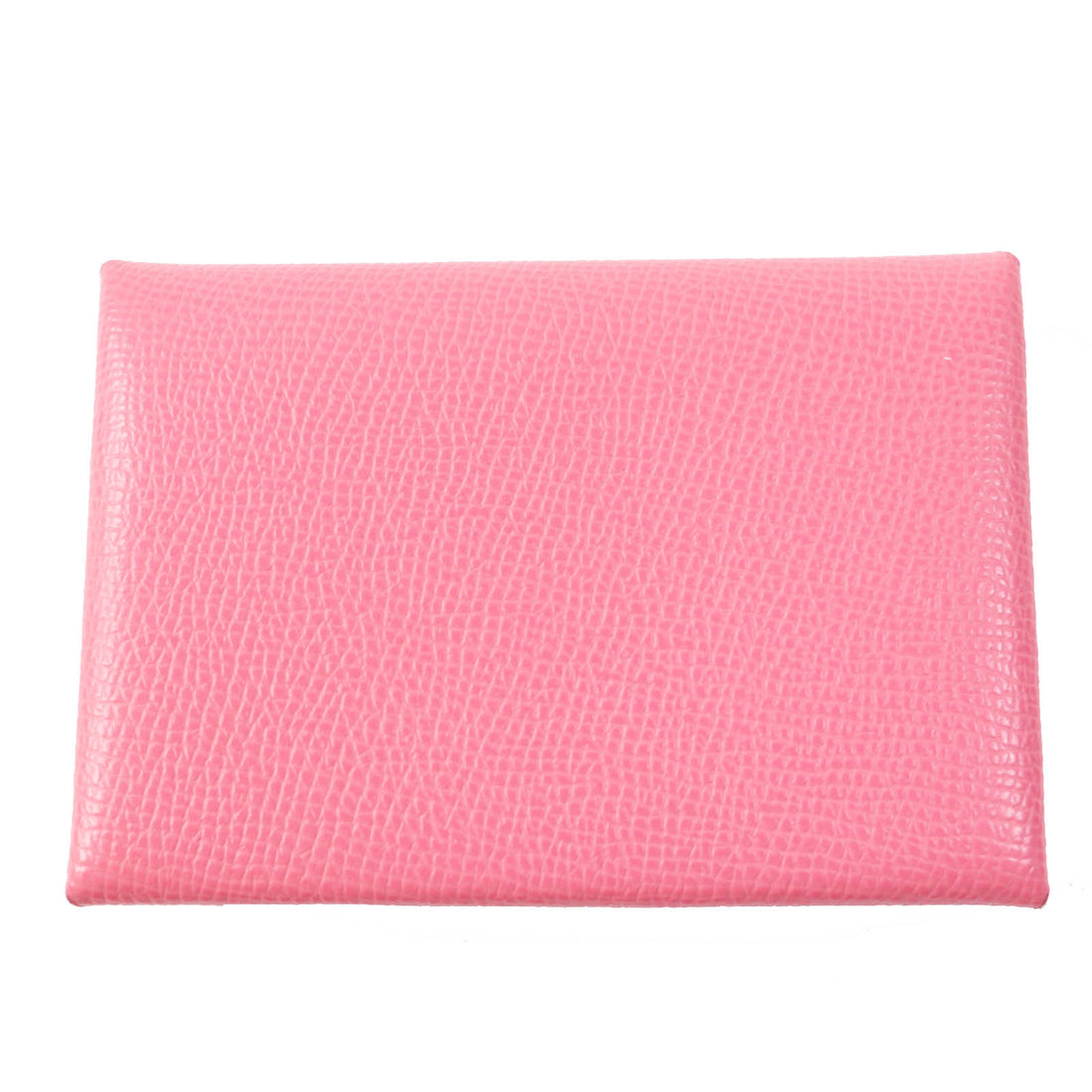 HERMES Calvi Duo Card Case Rose Azare