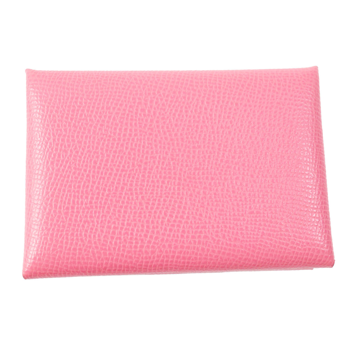 HERMES Calvi Duo Card Case Rose Azare